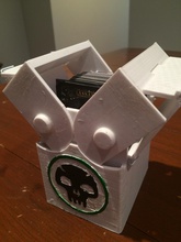 geliştirilmiş güverte kutu sihirli toplama edh komut pinshape vites 3d tasarım 3d print model - Mito3D
