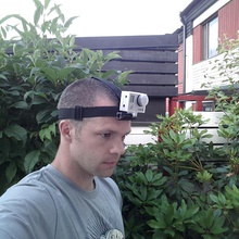 gopro head strap mount pinshape sangle mont héros tête daniel noree barspin l'accessoire 3d print model - Mito3D