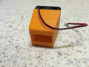 simple mosfet fan duct pinshape ramps cooling 3d print model - Mito3D