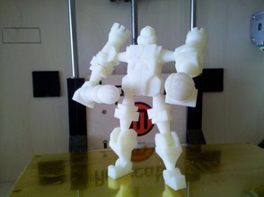 chessbot satranç seti pinshape dönüşüm kahraman 3d baskı çocuk oyuncak tasarım meydan robot voltron trafo 3d print model - Mito3D