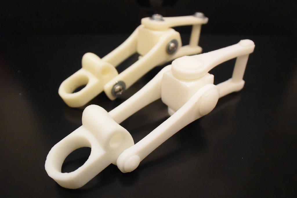 3d printed exoskeleton finger - piece pinshape exoskeleton-finger exoskeletononepiece 3D print model - Mito3D