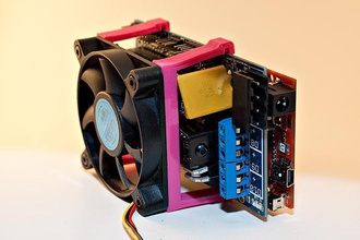 simple 60mm fan bracket ramps pinshape cooling 3d print model - Mito3D