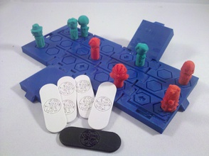 tardis board game print-in-one pinshape 3d-printing-kids-toys-design-challenge doctor-who 3d print model - Mito3D
