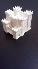 teutonic castle pinshape building game fortress miniatures age-of-empires 3d print model - Mito3D