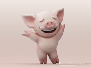 lihkg pig pinshape 3d print model - Mito3D