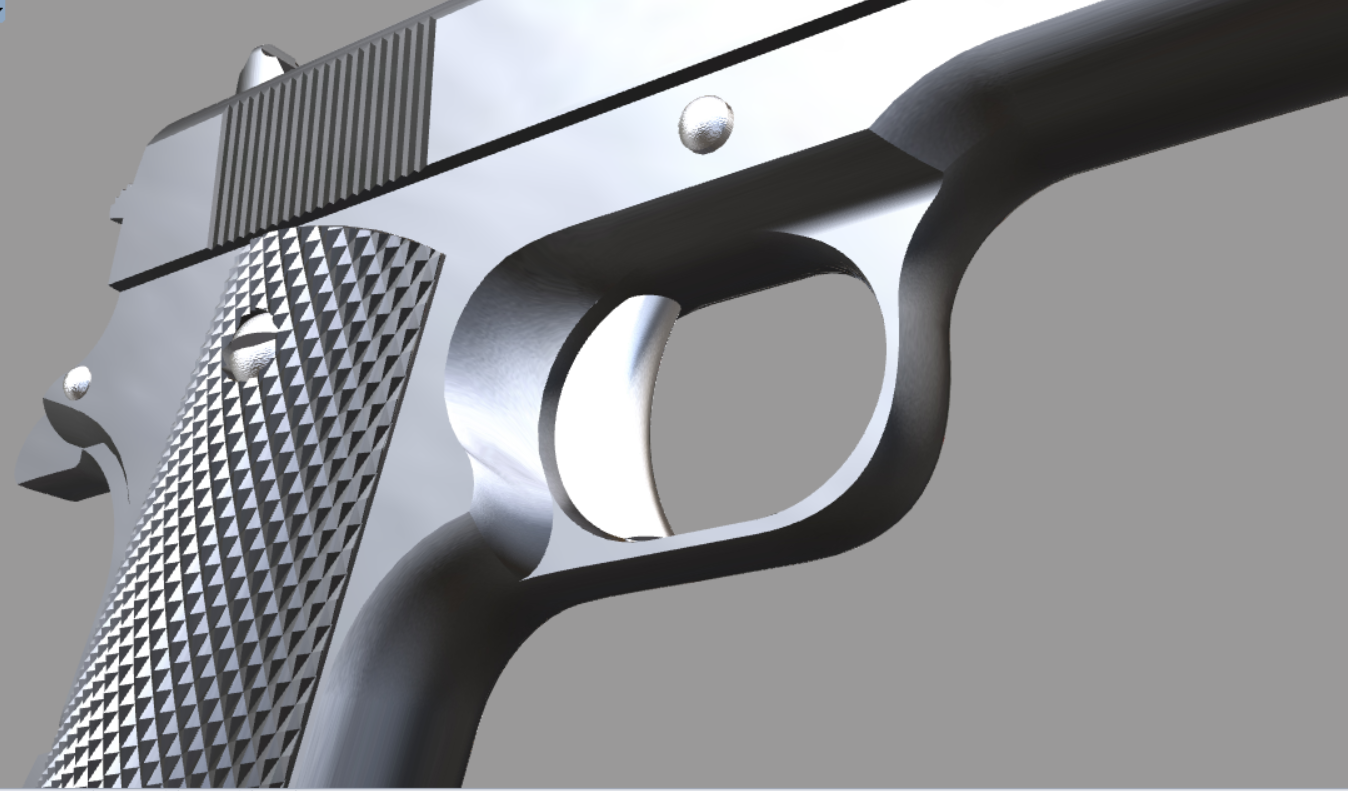 Pistole Fohlen Pinshape Grilletto sicurezza proiettile Polizia Armi 3D print model - Mito3D