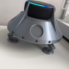 echo dot 3rd gen ufo stand -circles pinshape smart-speaker echo-dot 3d print model - Mito3D