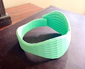 amorphous bracelet pinshape jewelry cuff bracelets 3d printed jewellery 3d print model - Mito3D