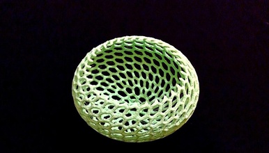 vornoi estilo té titular luz pinshape candelita meshmixer decoración 3d print model - Mito3D