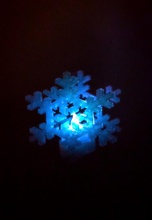 flocon neige lanterne pinshape décorations noël ornement lumières décoration fêtes 3d print model - Mito3D
