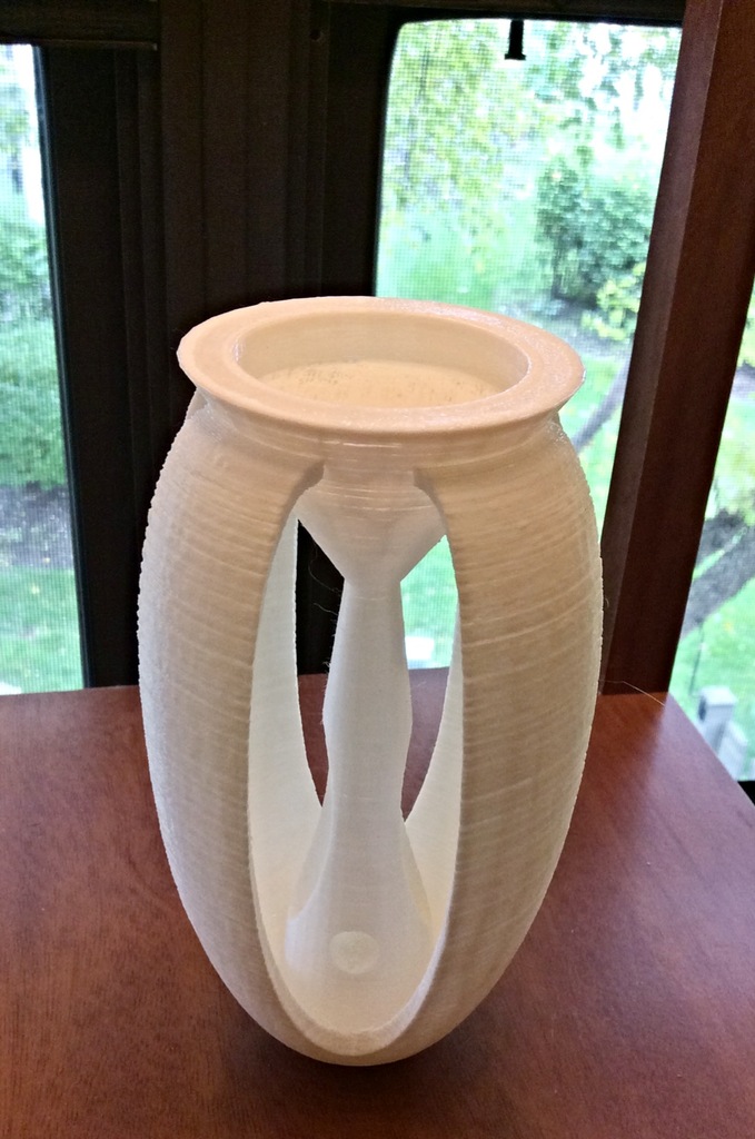 curved pillars modern tealight holders pinshape holder sculpture art 3D print model - Mito3D