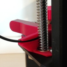 filament guider créalité ender 3 forme d'épingle améliorer guide creality 3d print model - Mito3D