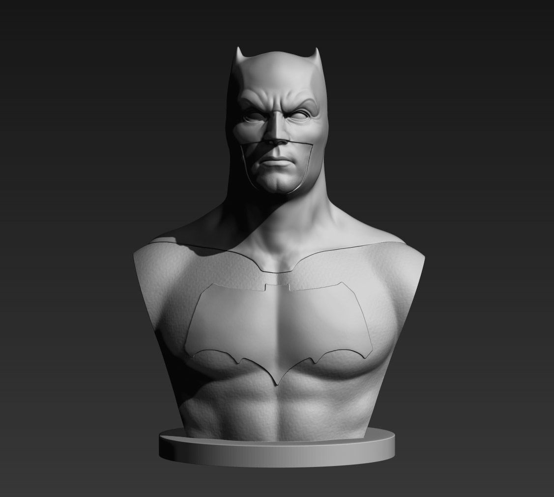 batman fracasso alfinete Super heroi 3D print model - Mito3D