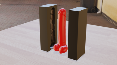 pênis moldagem ferramenta alfinete pau Porra masculinidade maduro moldador sexo 3d print model - Mito3D