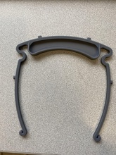 viso scudo forma spillo covid mask hooks 3d print model - Mito3D