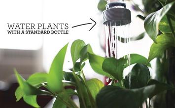 riego botella pinshape agua planta jardín 3d print model - Mito3D