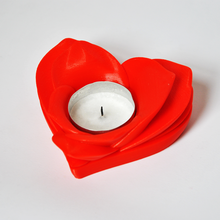 Romantik tealight tutucu pinshape teaholder hediye kalp ev dekor Sevgililer Günü hediyeleri mum 3d print model - Mito3D