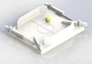 mini futebol alfinete ar livre competição 3d print model - Mito3D