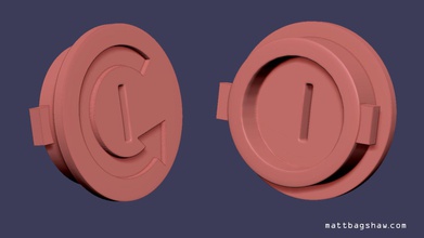 mutlu kumbara stoper pinshape piggy domuz banka tak kapak kilit 3d print model - Mito3D