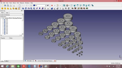 unité commune mesure roulements maquettes pinshape métrique roulement 3d print model - Mito3D