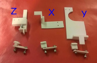 ordbot hadron optical endstop mounts flags pinshape reprap reprapdiscount holder 3d print model - Mito3D