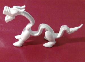 dragon play pinshape toy figure chinese 3d print model - Mito3D
