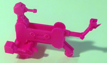 autoscout figura pinshape trasformatori giocattolo robot decepticon 3d print model - Mito3D