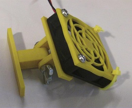 50 mm Lüfter verstellbaren Halterung pinshape fan mount 3d print model - Mito3D