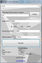 3d print price calculator pinshape printer 3d print model - Mito3D