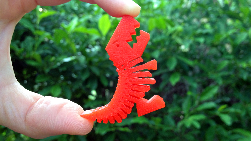 flexy rex pinshape catan rawr dinossauro flexível tiranossauro trex 3D print model - Mito3D