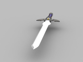 dimension vie légende zelda sword master pinshape l'épée prop lien cosplay lame 3d print model - Mito3D