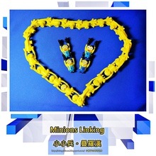 minions linking pinshape links link fun cute chain bree 3d print model - Mito3D