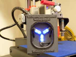 flux Kondensator blinkende Lichter pinshape Zukunft arduino 3d print model - Mito3D