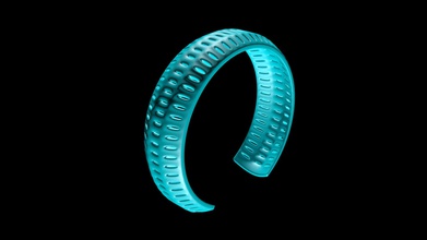 adversity pinshape bracelets 3d print model - Mito3D