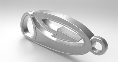 kir kuvvet Anahtarlık pinshape motosiklet anahtar zinciri force 3d print model - Mito3D