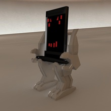 mech teléfono sostenedor pluma pinshape sci fi pen tablet titular smartphone robot poly diseño concurso 3d print model - Mito3D