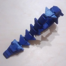 yunis simple articulé serpent pinshape étudiants l'apprentissage 3d enfants joints 3d print model - Mito3D