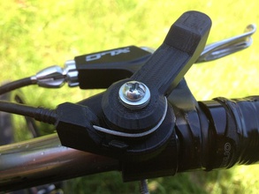 moto palanca cambios fricción pinshape velocidades componente cable bowden bike 3d print model - Mito3D