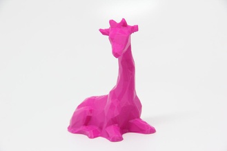 poly giraffe pinshape giraffe-low-poly-low-poly-design-contest 3d print model - Mito3D