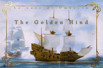 golden hind pinshape assemblable Modell Spielzeug Schiff 3d print model - Mito3D