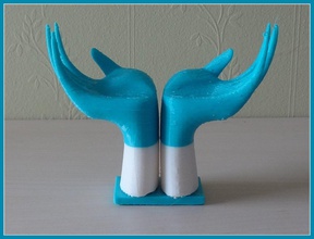 mains sculpture pinshape Conception 3d 3d print model - Mito3D