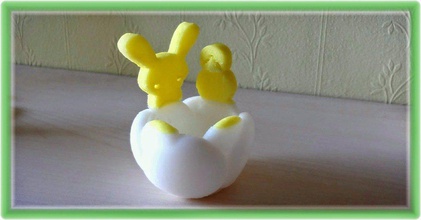tulip forma guscio d'uovo pasqua attributi pinshape disegno 3d 3d print model - Mito3D
