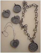 mandala labyrinth pendants pinshape 3d-design 3d print model - Mito3D