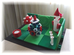 autumn christmas fantasy scene pinshape 3d-design 3d print model - Mito3D