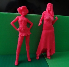 sculptures barbie cendrillon pinshape Conception 3d 3d print model - Mito3D