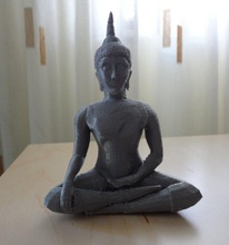 bouddha sculpture pinshape Conception 3d 3d print model - Mito3D