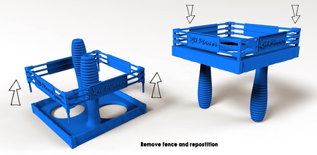 lil pinner thumb wrestling ring pinshape 3d-printing-kids-toys-design-challenge 3d print model - Mito3D