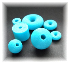 bead collection sizes shapes pinshape 3d-design 3d print model - Mito3D