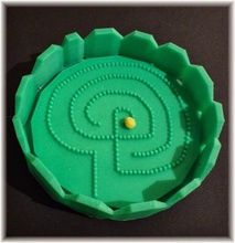 labyrinthine ball game pinshape 3d-design 3d print model - Mito3D