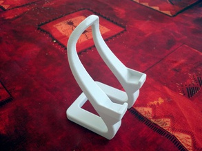 artística soporte teléfono pinshape stand 3d print model - Mito3D